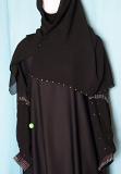 Abaya Dubai Black Sheela Abaya Embroidered #1959